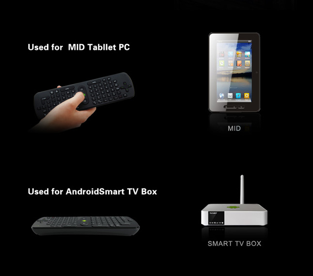 Air Mouse + Keyboard RC12 ( Wireless )