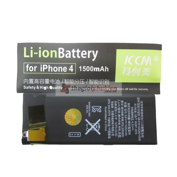 pin iPhone 4 - KCM 