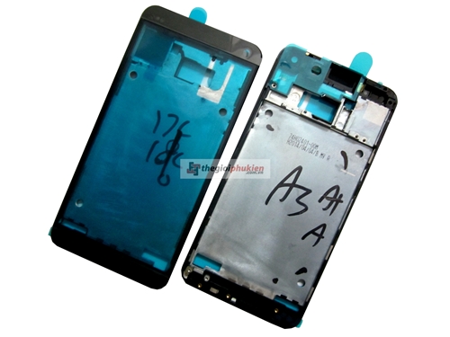 Khung viền mặt trước HTC One M7 Black 