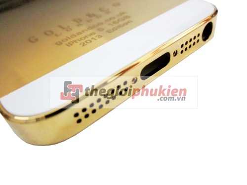 Vỏ iPhone 5 Gold 24K