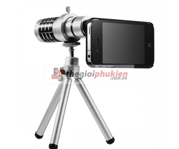 Ống Camera 12X gắn ngoài cho IPHONE 4/IPHONE 4S