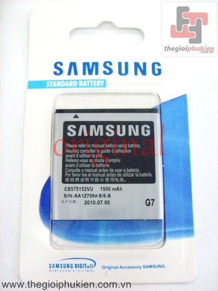 Pin Samsung I9000 -  G7 original