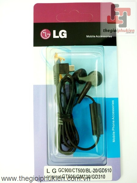 Tai LG GC900 chân Micro ( tai liền )