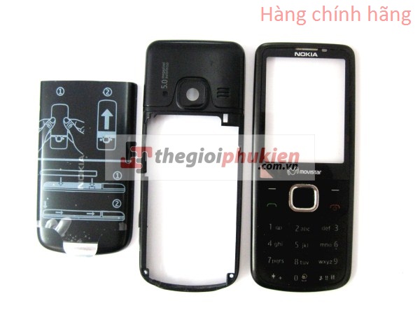 Vỏ Nokia 6700c Đen công ty Full bộ