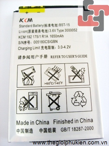Pin Sony Ericsion KCM BST-15