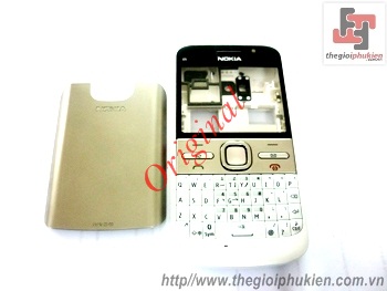 Vỏ Nokia E5 Trắng Công ty Full bộ