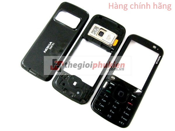 Vỏ Nokia N79 Đen công ty full bộ