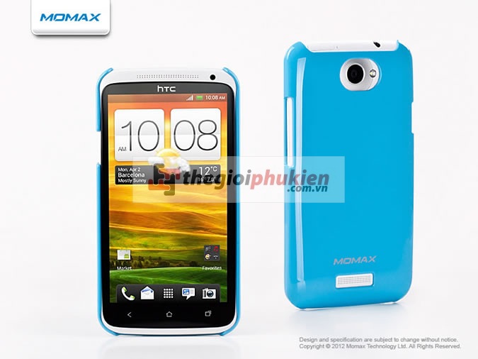 Ốp lưng HTC One X Blue - Momax Ultra Thin Soft Touch