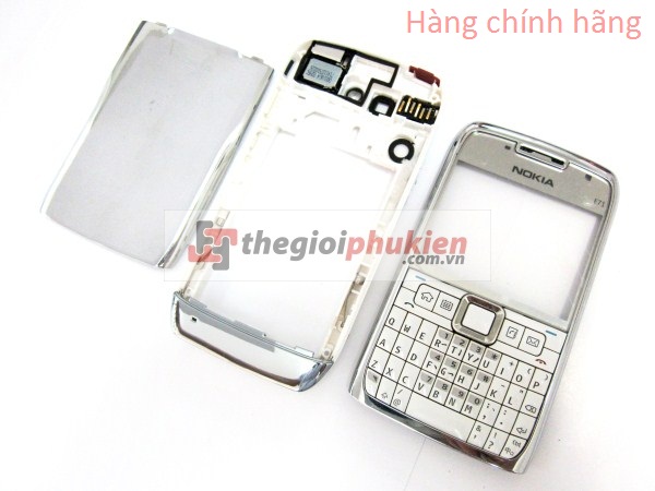 Vỏ Nokia E71 Trắng Công ty