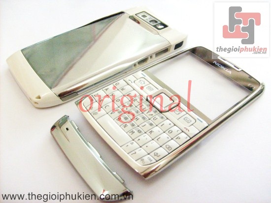 Vỏ Nokia E71 Trắng công ty Full bộ
