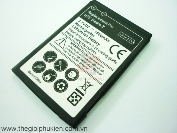 Pin HTC Desire Z A7272 -1500mAh