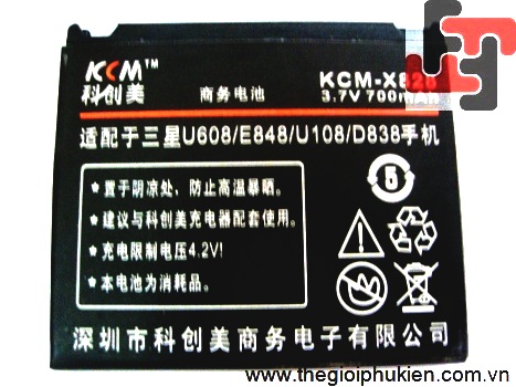 Pin DLC Samsung KCM  X828
