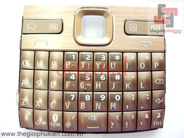 Phím Nokia E72 Gold Original